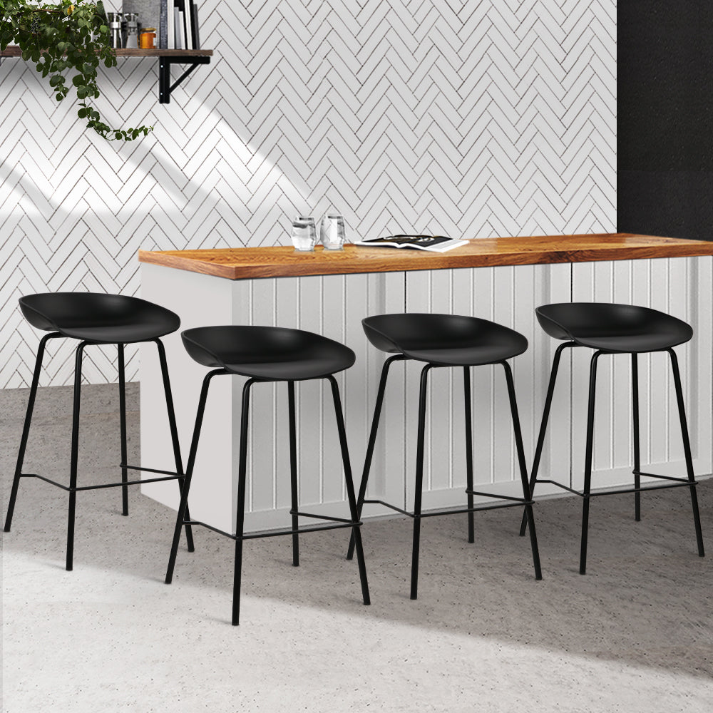 Finn Bar Stools Metal x4