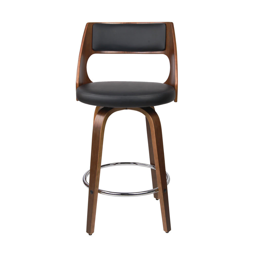 Eden Bar Stools Swivel Leather Chair x4