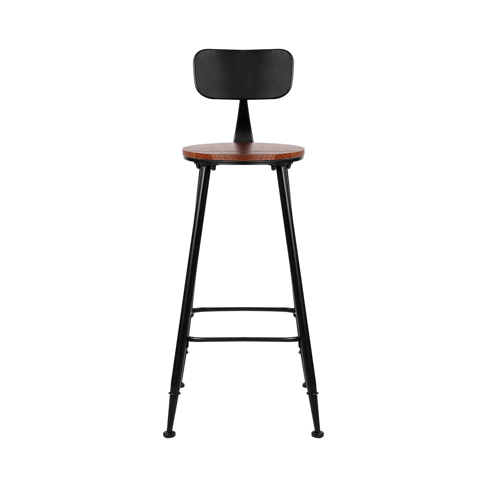 Alex Bar Stools Vintage Metal Chairs x4