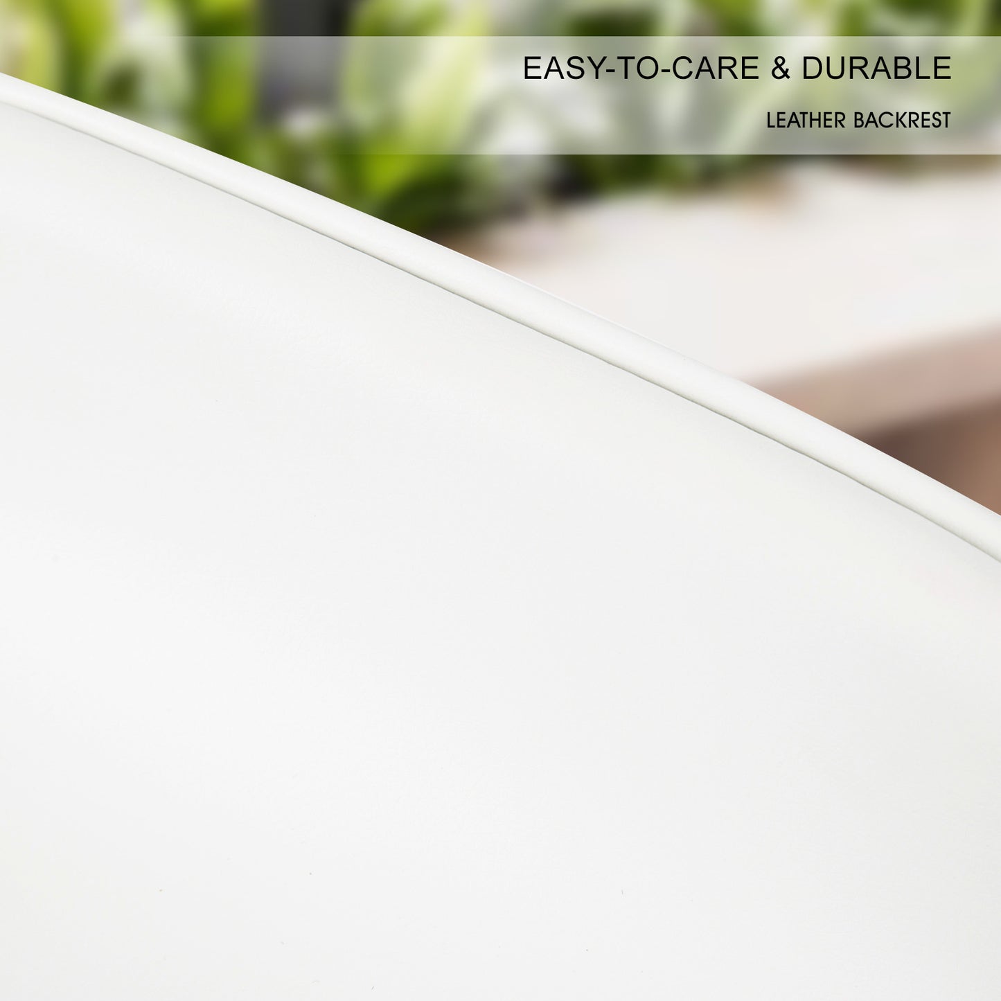 Sophia Stool Leather White x2