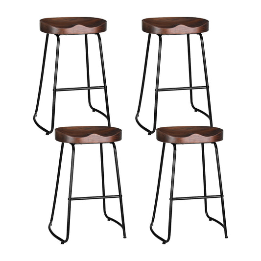 Tractor Seat Bar Stools Brown x4